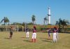 Primer entrenamiento de un equipo de Liga Metropolitana de Béisbol (LMB) en el Parque Indoamericano.